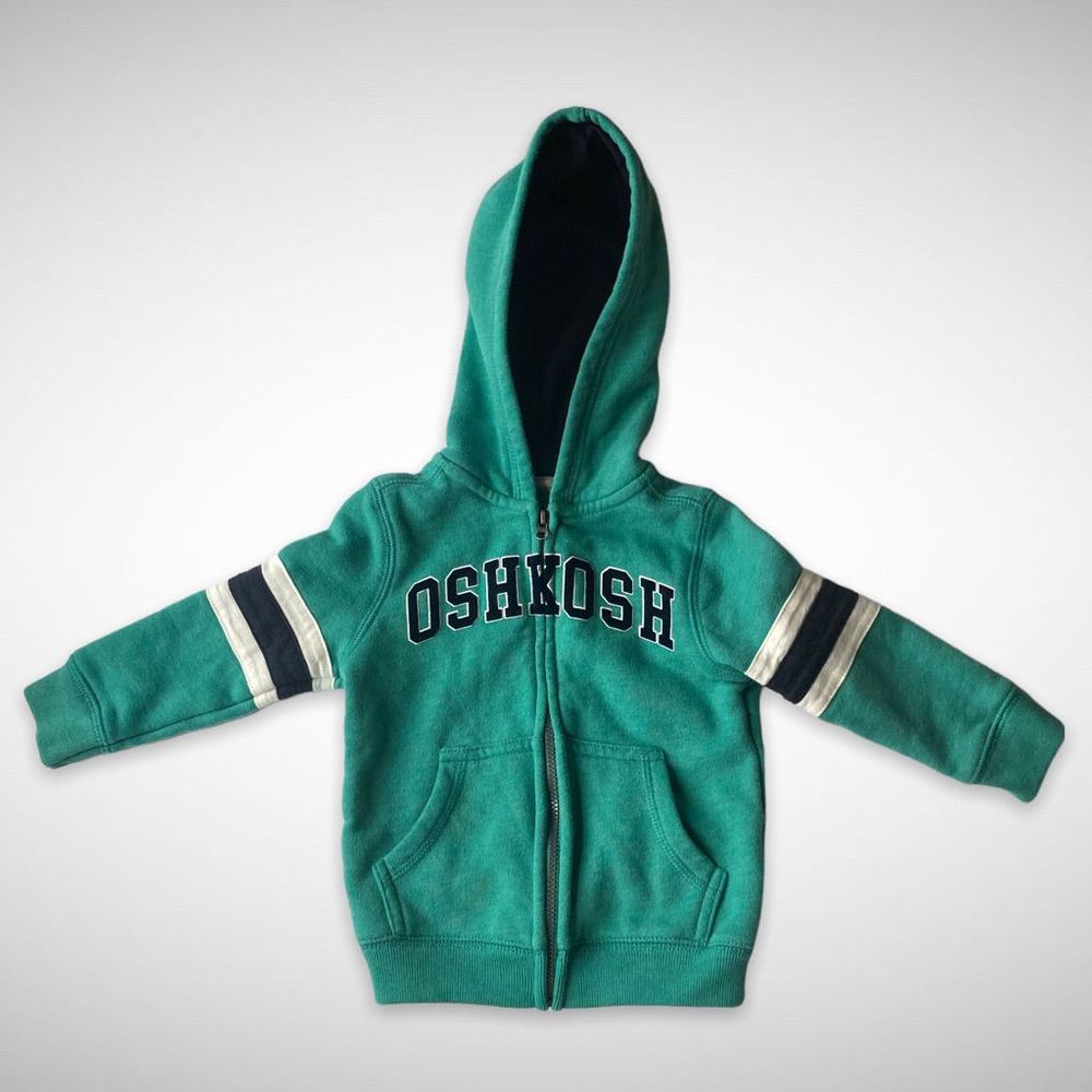 OshKosh B'gosh Green Full Zip Hoodie, 18 months